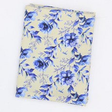 DTP / 면20수 - 조지아 블루플라워(d0081)