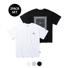 미니멀프로젝트 패키지 페이즐리 오버핏 반팔티셔츠 MST128 / 3color