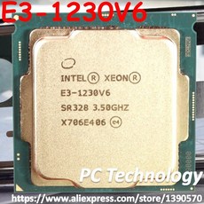 인텔 제온 E3-1230V6 CPU 3.50GHz 8M LGA1151 E3 1230 V6 쿼드 코어 E3-1230 프로세서