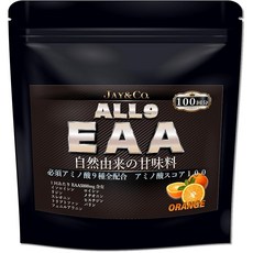 JAY&CO. 아미노산 점수 100 인공 감미료 무첨가 ALL9 EAA 필수 아미노산 9종을 전 배합 (오렌지 1kg), 1개, 1g