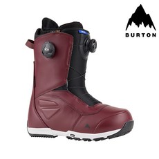 버튼 BURTON 룰러 보아 와이드 스노우 보드 부츠 남성 23-24 모델 겨울 스포츠 신발 아만딘 레드