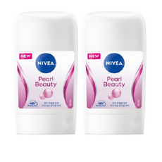 니베아 데오드란트 스틱 펄 뷰티, 50ml, 2개