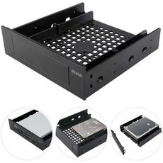 아카사 3.5인치 디바이스/SSD/HDD 어댑터 | 5.25인치~3.5인치 베이 어댑터 | 2.5/3.5인치 하드 드라이브 인클로저 | SSD 마운트 브래킷 | 5.25인치 PC, 3.5" Device Adapter