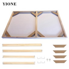 천연 소나무 그림 프레임 사용자 정의 사진 DIY 대형 포스터 벽 캔버스 관리자용, Width 50 cm, Height 180 cm