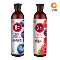 청정원 홍초 복분자 900ml x 1개 + 블루베리, 2개