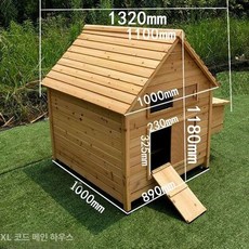 토끼 케이지 대형 사육장 실외 울타리 사육 닭장 펜스, XL 주택