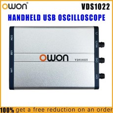 OWON 휴대용 USB 오실로스코프 VDS1022I VDS1022 100Msa/S 25Mhz 대역폭 가상 PC 디지털 저장 오실로, 1개