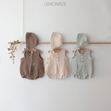 레모네이드 여름 아기옷 아기의류 남여공용 와플 바디슈트 SET