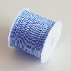 디어플레이스 나일론 매듭실 매듭끈 0.8mm 팔찌 만들기 재료, 1개, [34번 페리윙클블루] x 50m 1개, [34번 페리윙클블루] x 50m