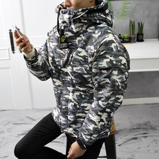 바이클래식 방수 카모 항공패딩점퍼 리뷰 후기