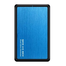 노트북 PC 용 플라스틱 3 테라바이트 USB 2.0/3.0 하드 디스크 어댑터 인클로저 케이스 2.5 인치 SATA SSD HDD 외부 모바일 박스 컴퓨터 액세스, 파란색, 하나