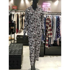 엘르 AK수원점 엘르이너 블랙 플라워 여성 잠옷세트 EPJ13101 BK