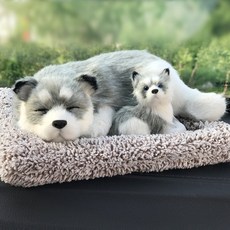 카튜닝용품 진열 장식품 와 장신구 차량실내악세서리 활성탄 라이크 강아지 대숯 가방 냄새제거 피규어, 큰사이즈 라지 하사치 -강아지모자 쪼