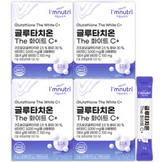 아임뉴트리 글루타치온 The 화이트 C+ 4g x 30포, 120g, 4개