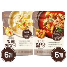 아워홈 황태 해장국 300g 6개 + @ (총 12개 모음), 황태해장국 300g 6개 + 알탕 400g 6개