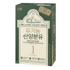유기농 산양분유 1단계, 12개입, 80개