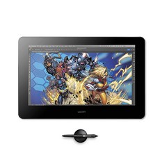 Wacom Cintiq Pro 16 크리에이티브 펜 및 터치 디스플레이(2021 버전) 4K 그래픽 드로잉 모니터 8192 펜 압력 및 98% 어도비 RGB (DTH167K0A), Monitor, 17 inch touch