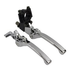 AP KAYO 접이식 자전거 XMOTOS MOTOCR 레버 클러치 CRF 세트 브레이크 부품 오토바이 핸들 BSE 먼지 IRBIS, silver
