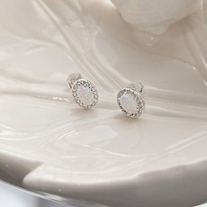 천연오팔귀걸이