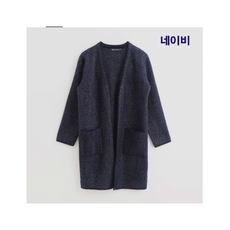 행텐 캐주얼 10240-140-833-34 300 여성 헤링본 루즈핏 롱 가디건