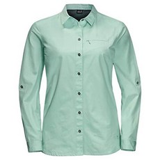 Jack Wolfskin Damen Lakeside Roll-Up Hemd 라이트 제이드 S 1403092