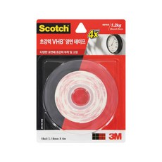 [3M] VHB 양면 테이프 5140(18mm x 4m), 양면테이프(5140/18mm*4m/VHB), 1개