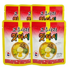 동방푸드 고추나라 맛다시 양념, 90g, 5개