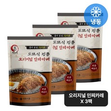 일본 도쿄식 혼카레 오리지날 민찌카레 210g, 3개