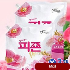 섬유유연제 피죤 3종 택1x3개 효과좋은 비데 빨래냄새제거 린스 가정용 기계식 1.6Lx2개 블루비앙카