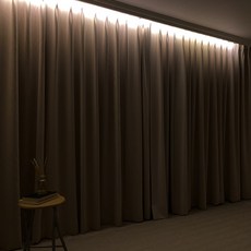 DDASHAN 따스한 프렌즈 나비주름 무지 암막커튼 2colors (화이트/아이보리)