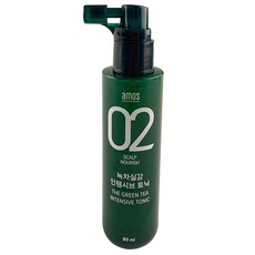아모스프로페셔널 녹차실감 인텐시브 헤어토닉, 1개, 80ml