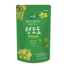 자연생각 청포도 아이스티 190ml x30팩, 30개