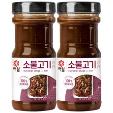 (상온)[백설]소불고기양념840g, 840g, 2개