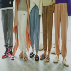 임산부 두꺼운 밍크 극세사 수면바지 보아털 잠옷바지