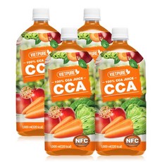 NFC 착즙 비엣퓨어 CCA 주스, 1L, 4개