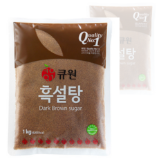 큐원 흑설탕, 1kg, 110개
