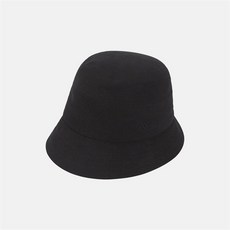 화이트샌즈 멜란지 더블레이어 버킷햇 블랙