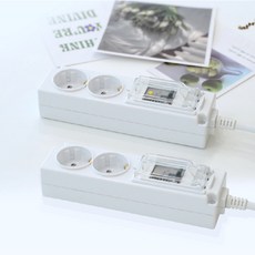 국산 KC인증 4000W 고용량멀티탭 2구 2m 3m 배선차단 과부하차단 250V~16A 에어컨 온풍기 히터 대용량 인덕션, 배선차단2m, 1개