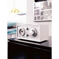 Tivoli Audio Model Three BT with USB in WhiteSilver, One Color_white, One Color, 상세 설명 참조0