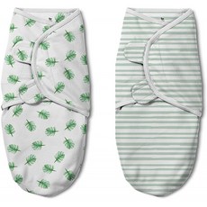 SwaddleMe Original Luxe Edition 2-pk 열대 소형 (0-3 개월 7-14 파운드), 단일상품