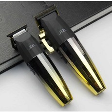 Smint jrl클리퍼 전문가용 JRL 트리머 이발기 바리깡, FF-2020C 실버 메인 페이드+브러시, 1개