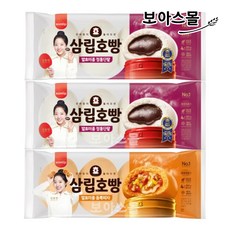 [보아스몰] 삼립 정통 단팥호빵 2봉 + 피자호빵 1봉, 360g, 3개
