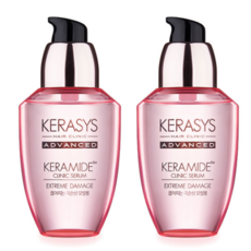 케라시스 헤어에센스 케라마이드 클리닉 오일 앰플 세럼 극손상용 70ml 2개, 케라시스 극손상 앰플 세럼 70ml