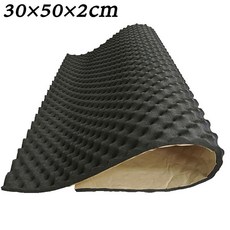 어쿠스틱 엔진 부품 아래 댐프닌 감소 시트 1 소음 매트 절연 블랙, 50x30cm