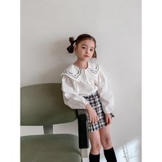 모모앤 로제블라우스 화이트 5-15호 아동 키즈 주니어 여아 입학 졸업 하객룩 24봄