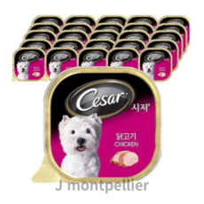  시저 반려견 주식캔, chicken(닭), 100g, 48개 
