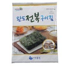 완도 전복 구이김 20g 구운 조미 전장 김 재래김 돌김 맛김, 20개