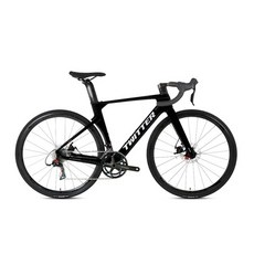 트위터 R10 RS-22Speed 전체 탄소 섬유 탄소 휠 유압 디스크 탄소 자전거, 48cm165-175cm, 검은 색