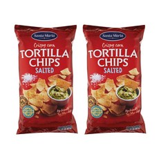 Santa Maria 산타마리아 또띠아 칩스 솔티드 스낵 475g 2팩, 2개