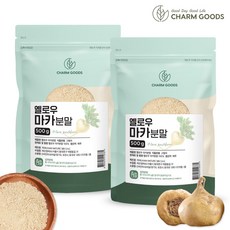 [참~굿즈] 옐로우 마카분말 / 페루의 산삼 마카가루, 2개, 500g
